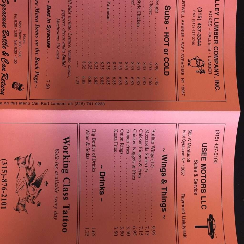 Kostas Pizza House menu 5